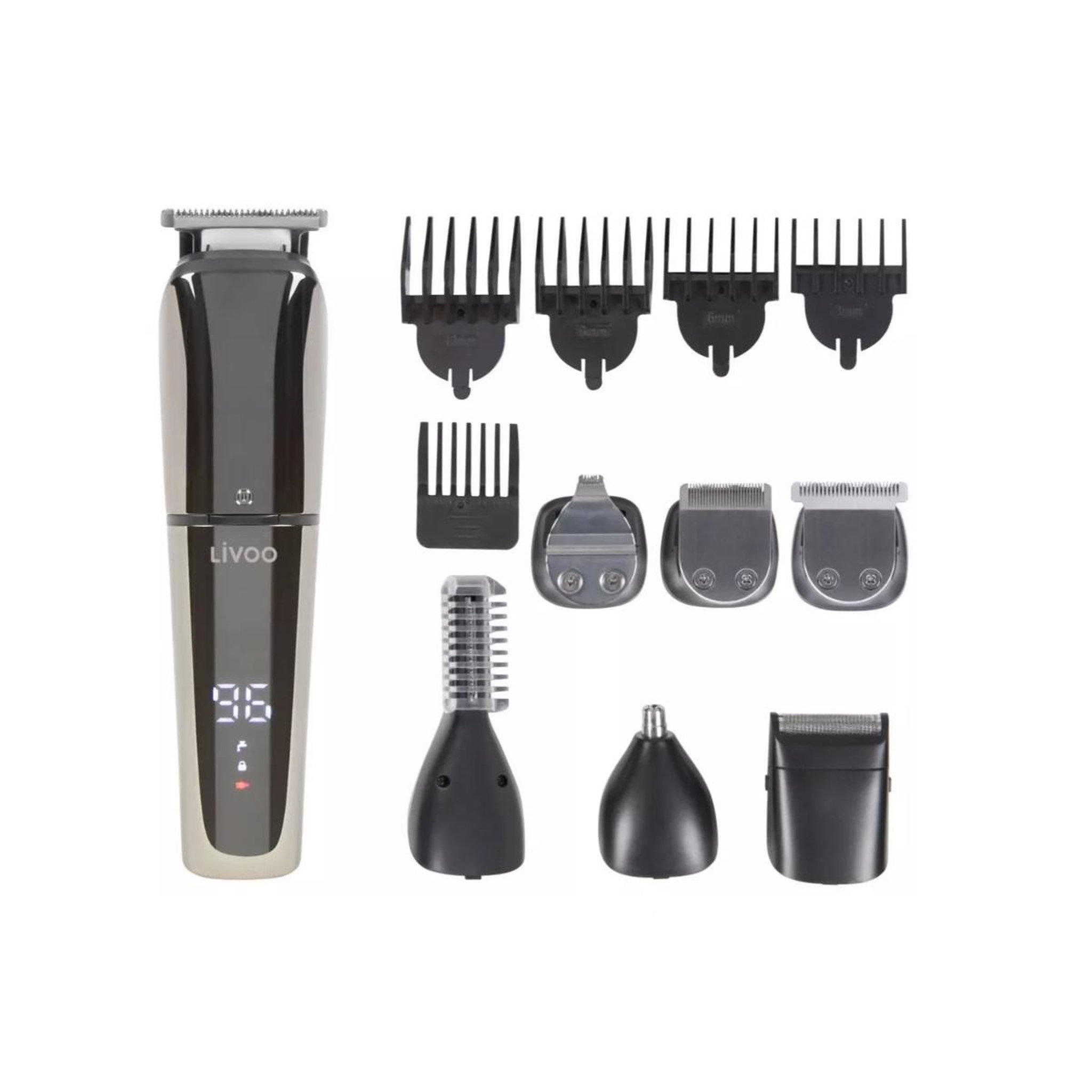 Voir la diapositive 3 : LIVOO Tondeuse multifonctions rechargeable - DOS196