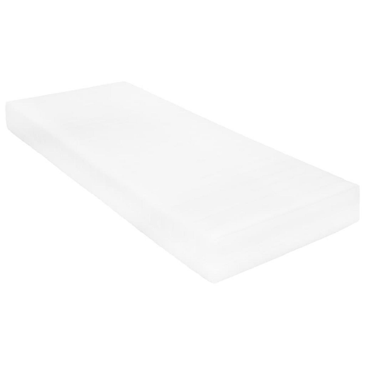 VIDAXL Matelas 100 x 200 cm 7 zones Mousse PU 16 cm H2 H3
