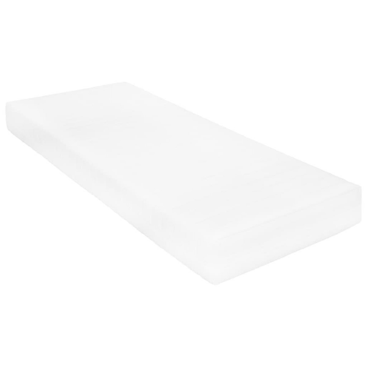 VIDAXL Matelas 100 x 200 cm 7 zones Mousse PU 16 cm H2 H3