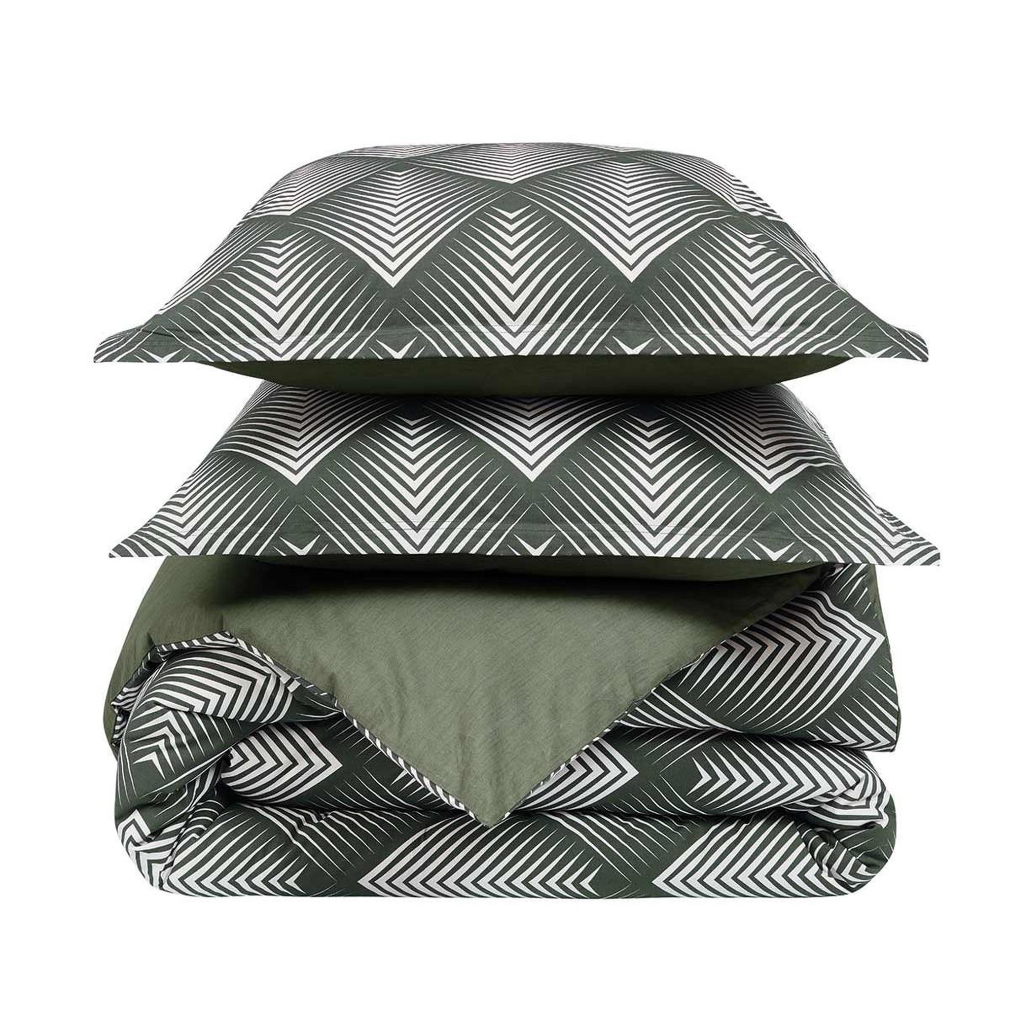 Voir la diapositive 6 : Sensei Maison Housse de couette en percale de coton MONDELO