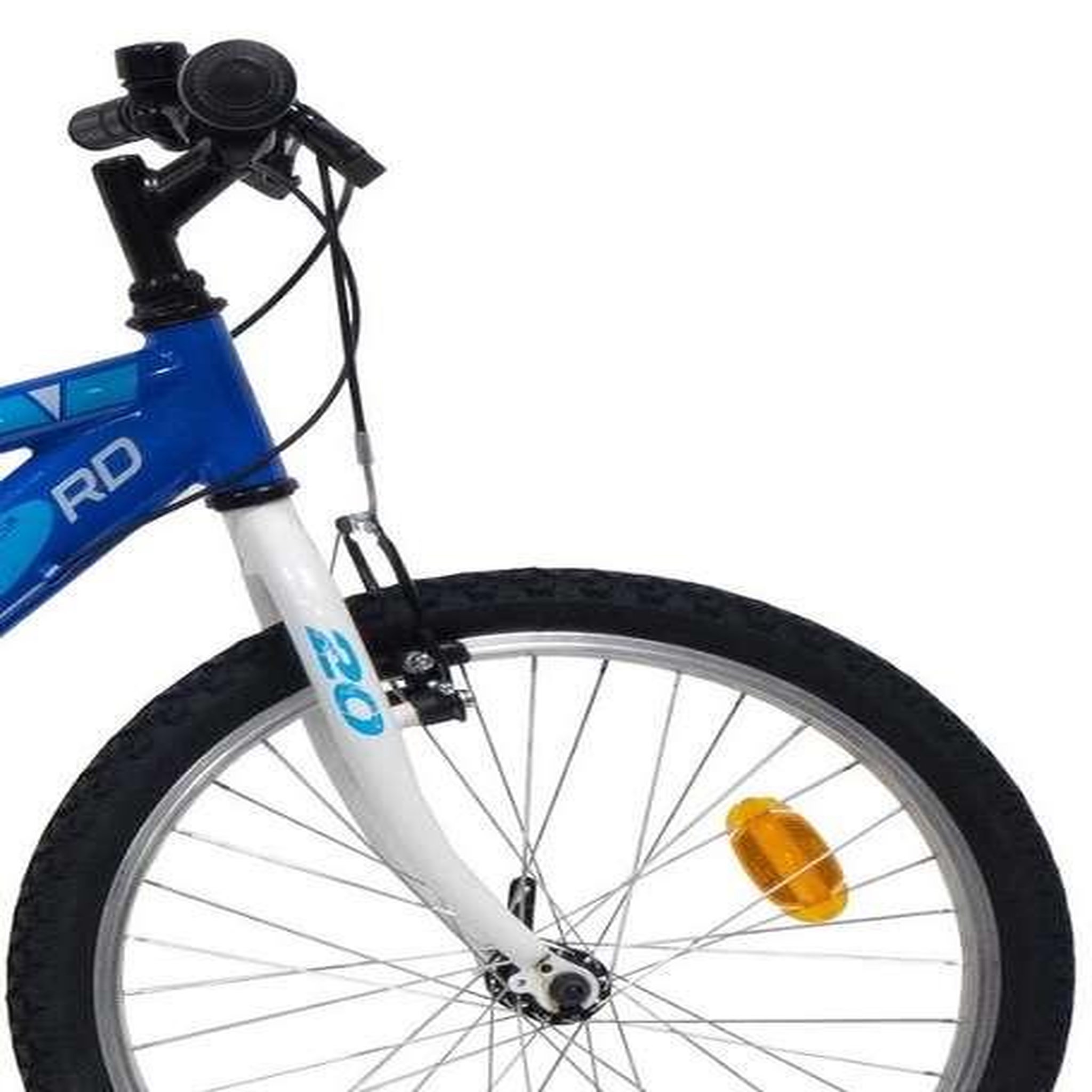 Voir la diapositive 4 : Vélo enfant (120/140 cm) - VTT 20''rigide  Gamma  - Fourche rigide - 6 vitesses - Dérailleur Shimano - Freins V-Brake