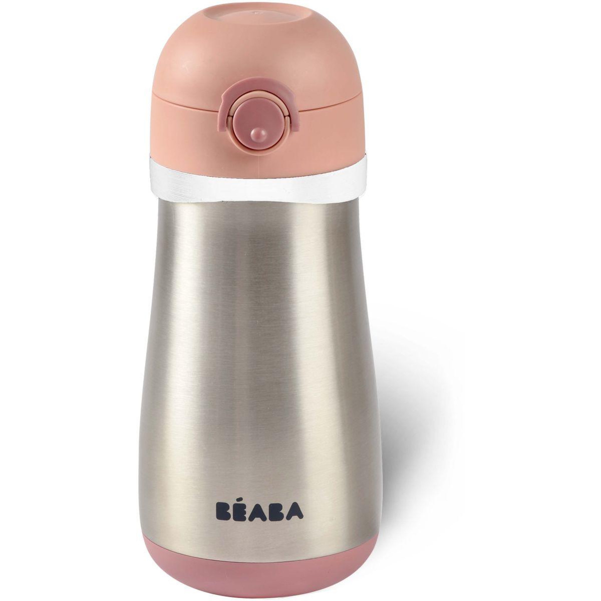 Voir la diapositive 1 : BEABA Tasse 350 ml et anse old pink