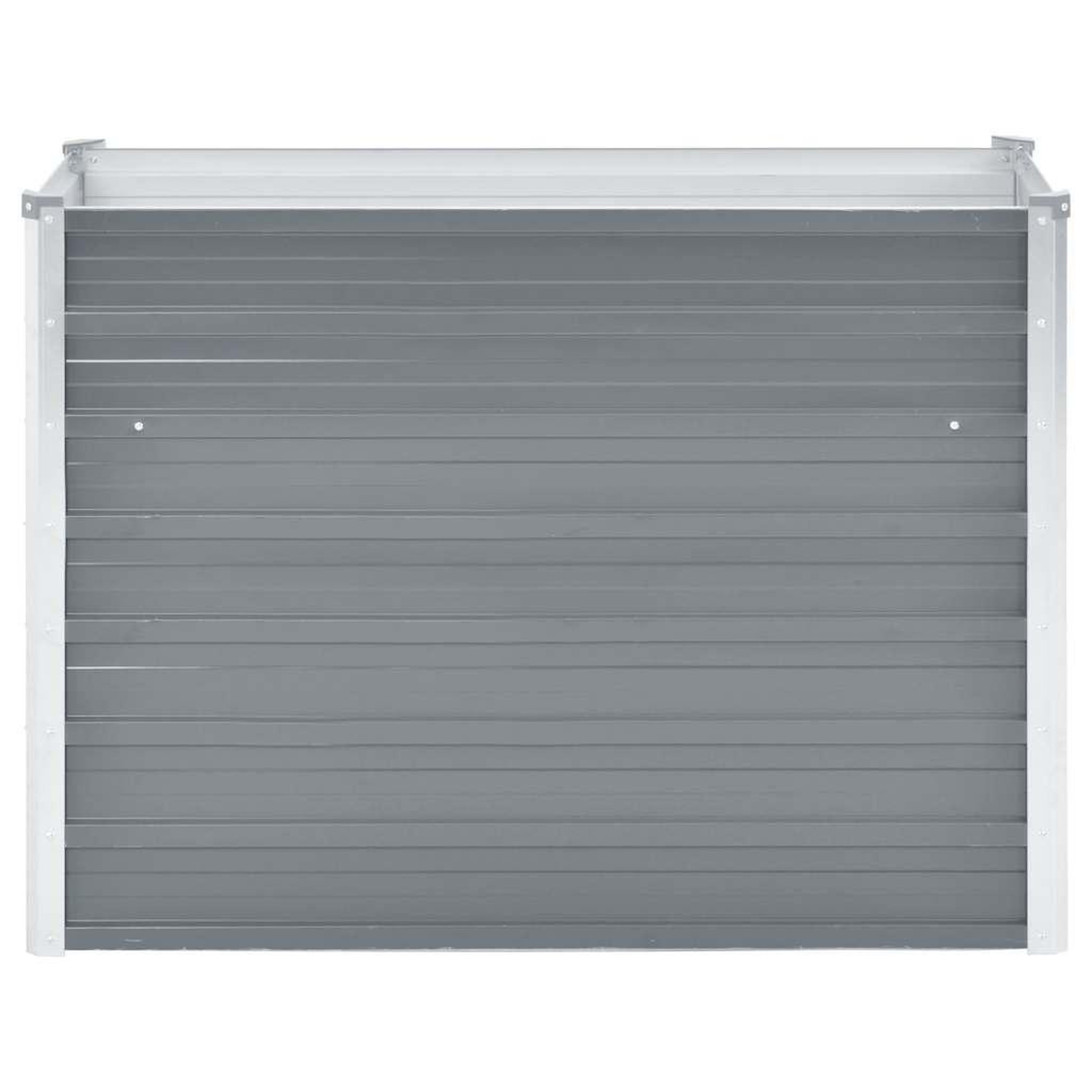 Voir la diapositive 3 : VIDAXL Lit sureleve de jardin Acier galvanise 100x40x77 cm Gris