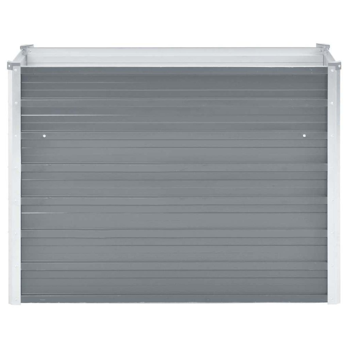VIDAXL Lit sureleve de jardin Acier galvanise 100x40x77 cm Gris
