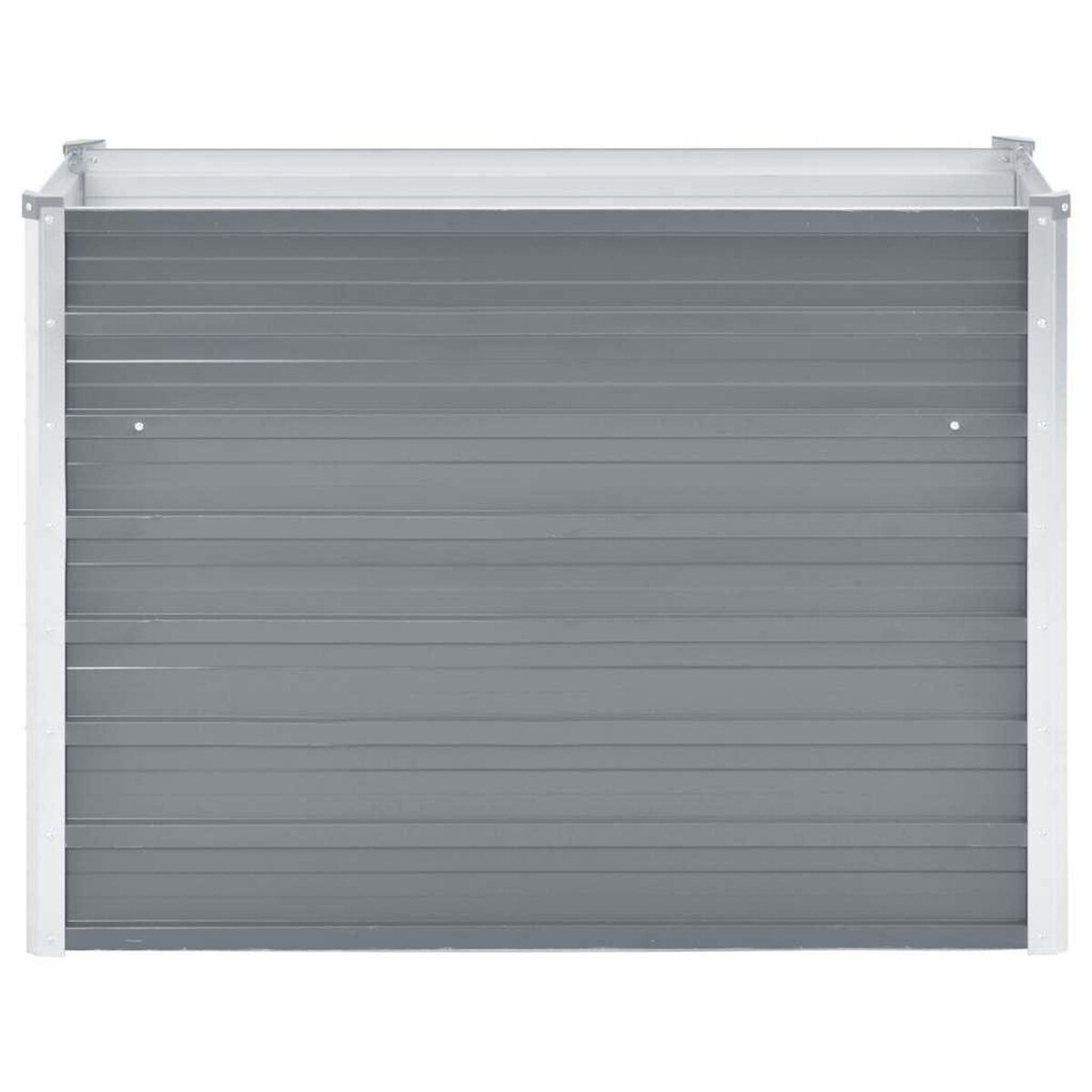 VIDAXL Lit sureleve de jardin Acier galvanise 100x40x77 cm Gris