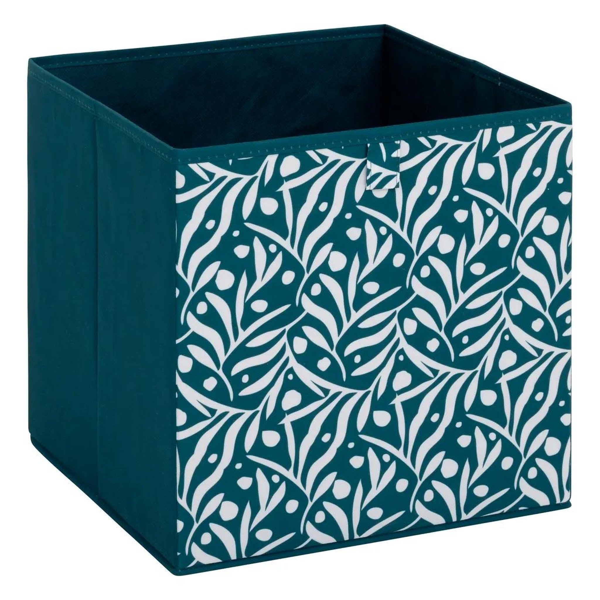 FIVE Boîte de rangement réversible  lauria  31x31cm bleu pétrole