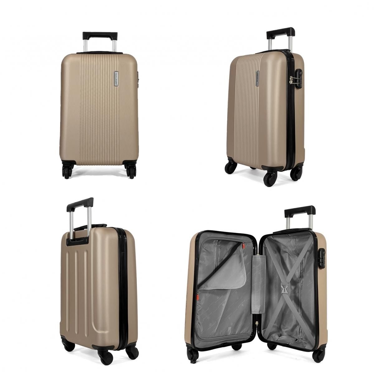 David Jones Lot 2 valises cabines rigides dont une 55cm et une underseat XS 45cm