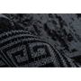 Voir la diapositive 3 : Paris Prix Tapis Tissé à Poils Plats Rétro  Kalevi  Noir