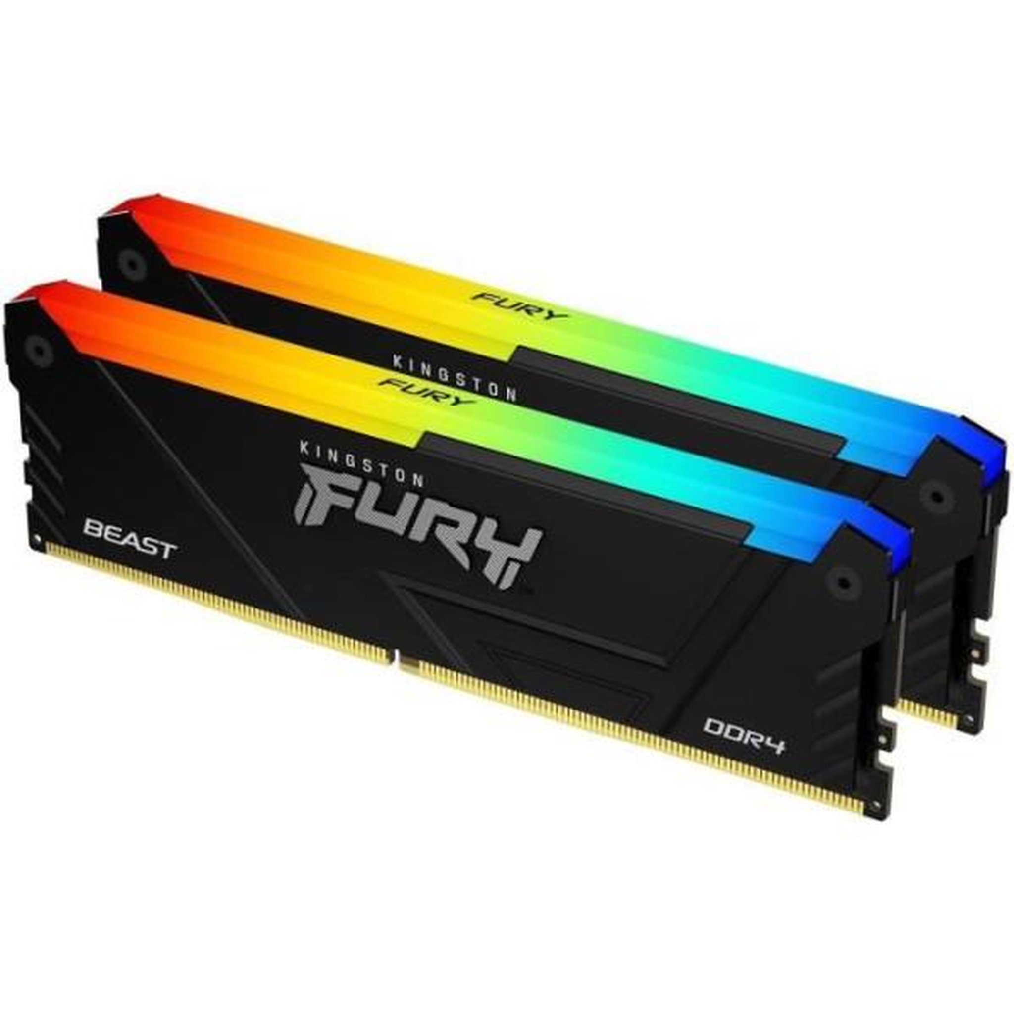 Kingston Mémoire DDR4 - KINGSTON - FURY Beast - 32 Go (2 x 16 Go) - 3600 Mhz - CL18