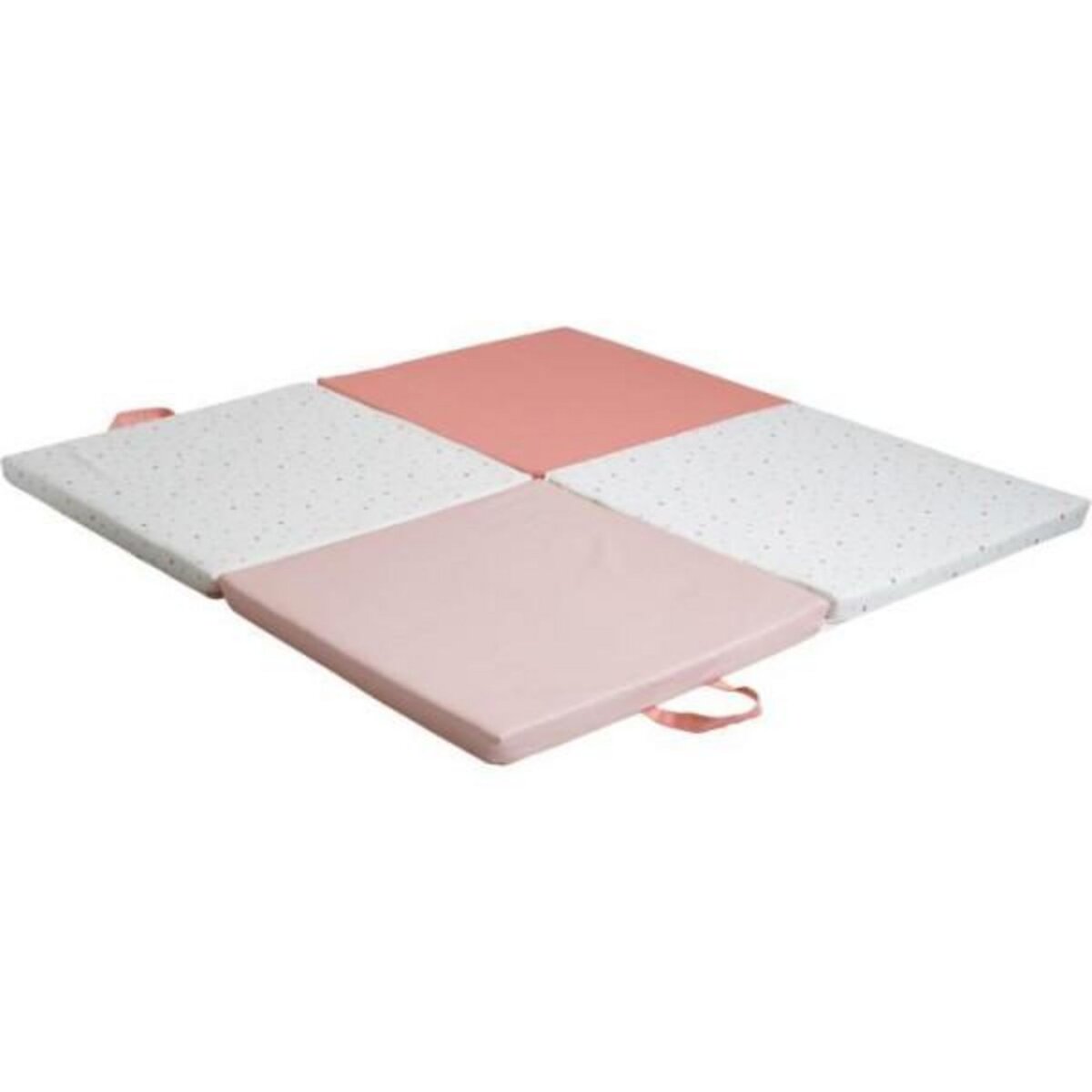 TINEO Tapis d'éveil Malin TINEO MON CoeUR 3en1 - Tapis évolutif multifonction - 120x120x5 cm