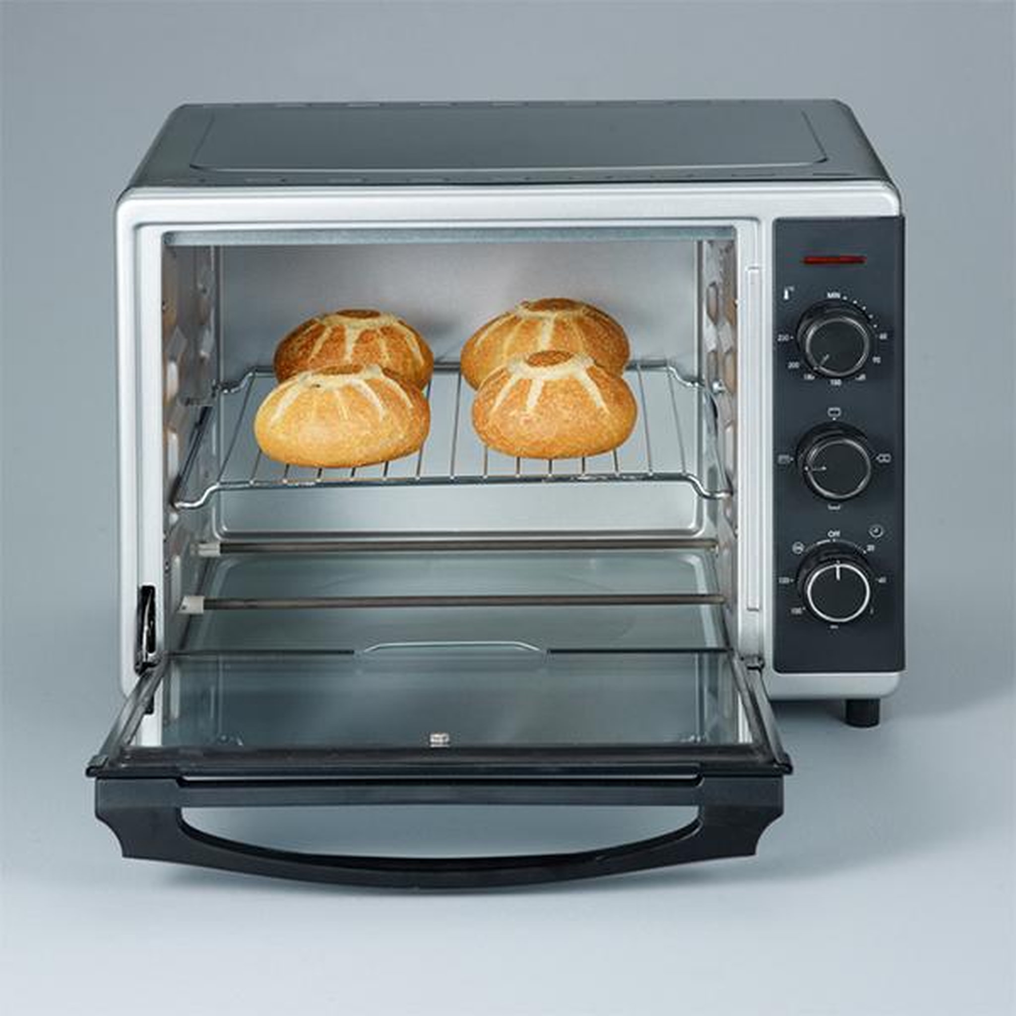 Voir la diapositive 2 : SEVERIN Four chaleur tournante 30l 1600w - to2056