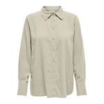 JACQUELINE DE YONG Chemise  Femme JDY Linen. Coloris disponibles : Beige