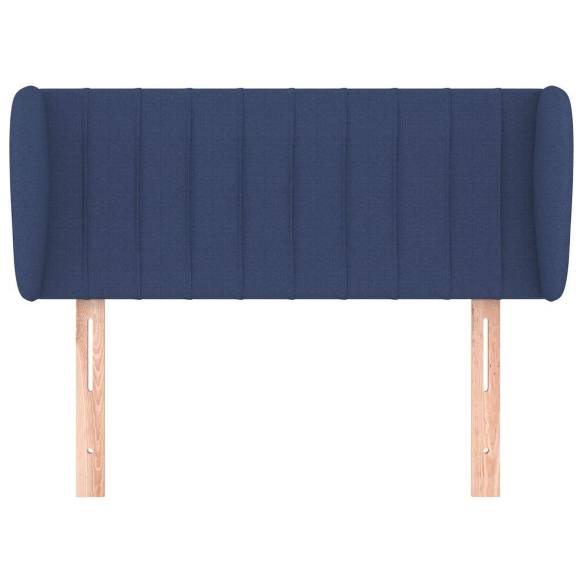 VIDAXL Tete de lit avec oreilles Bleu 93x23x78/88 cm Tissu