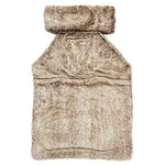 TOILINUX Bouillotte couverture dorsale micro-ondable - Marron