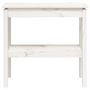 Voir la diapositive 4 : VIDAXL Table console Blanc 80x40x75 cm Bois de pin solide