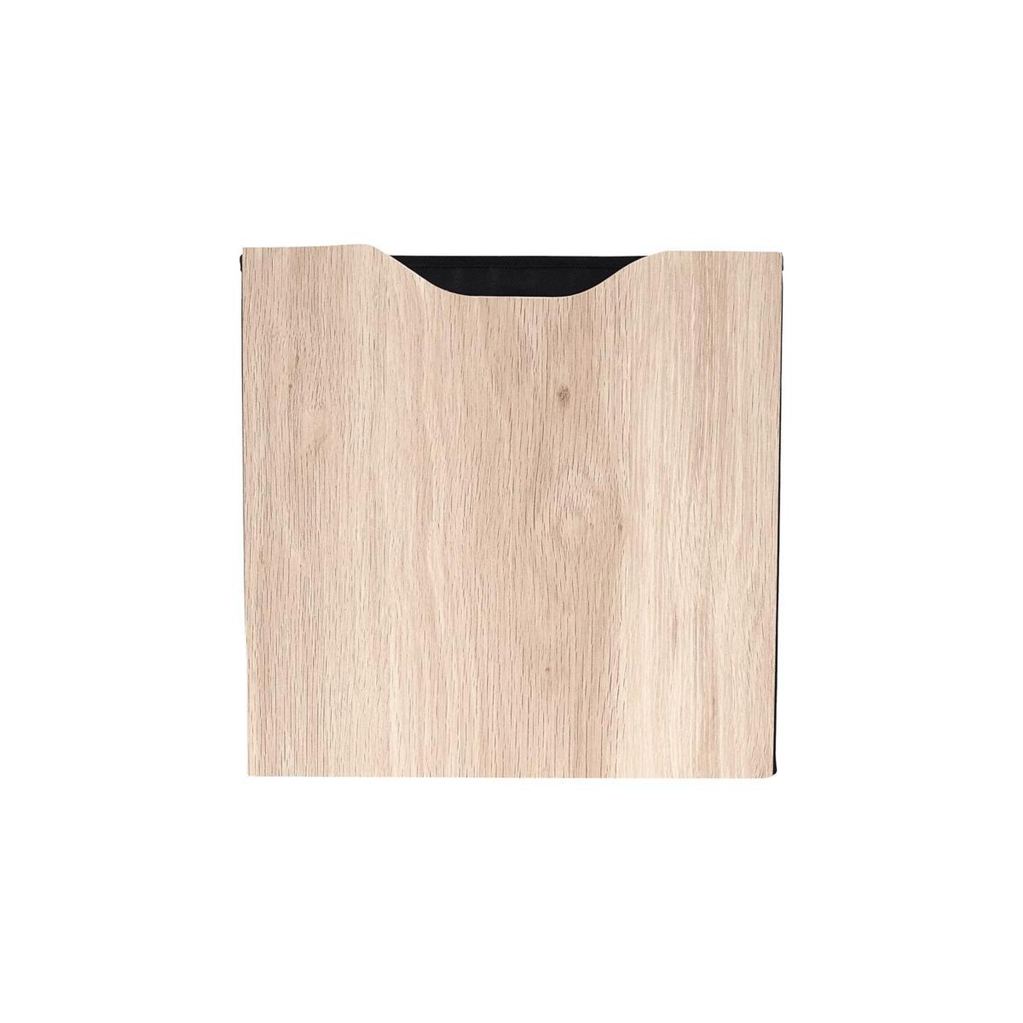 Voir la diapositive 2 : The Home Deco Factory Boîte de rangement effet bois  pietra  30cm beige