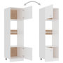Voir la diapositive 5 : VIDAXL Armoire a micro-ondes Blanc 60x57x207 cm Bois d'ingenierie