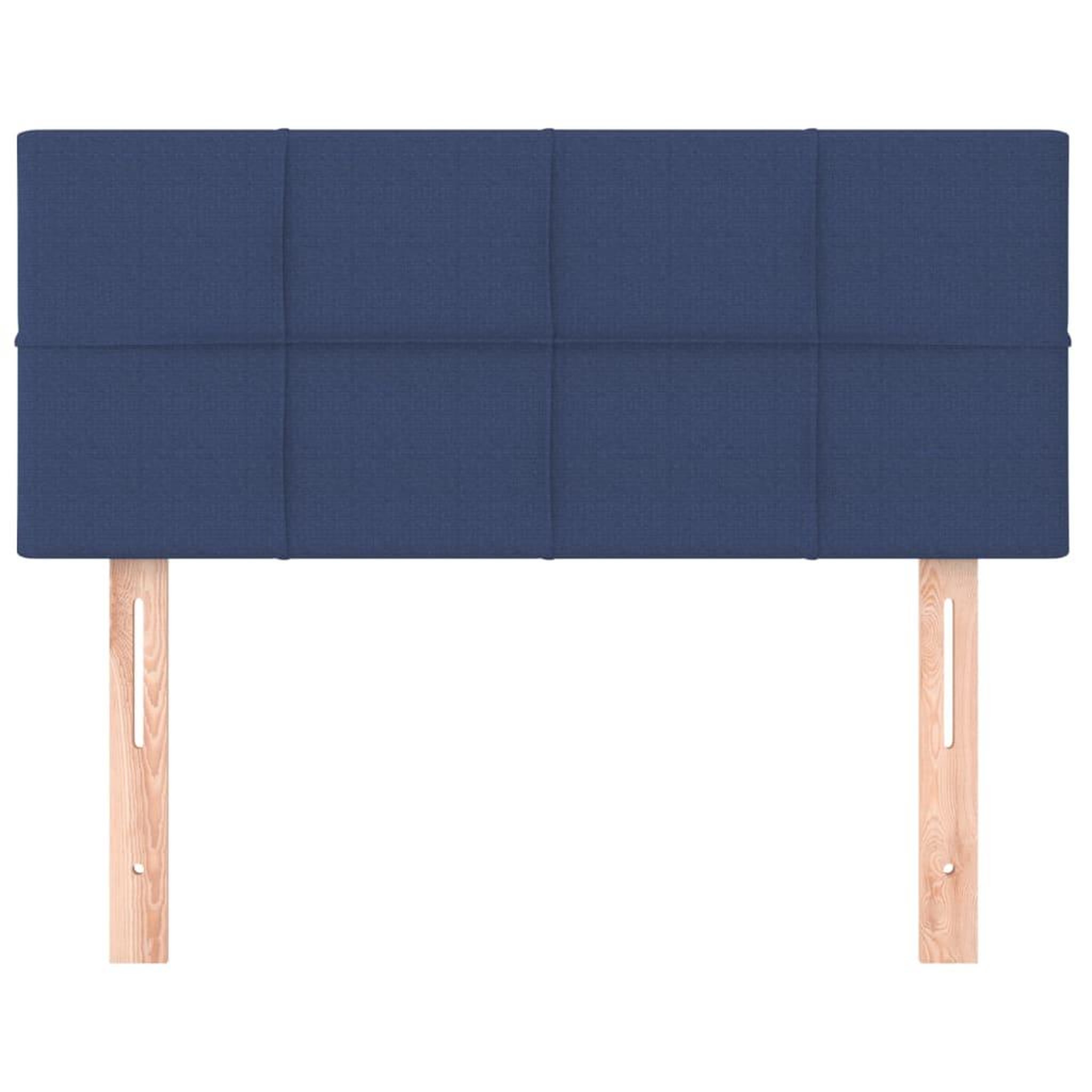Voir la diapositive 3 : VIDAXL Tete de lit Bleu 100x5x78/88 cm Tissu
