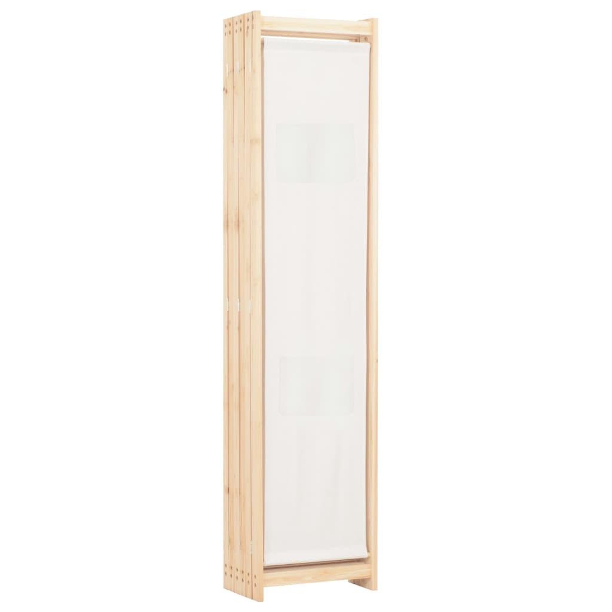 Voir la diapositive 4 : VIDAXL Cloison de separation 6 panneaux Creme 240 x 170 x 4 cm Tissu