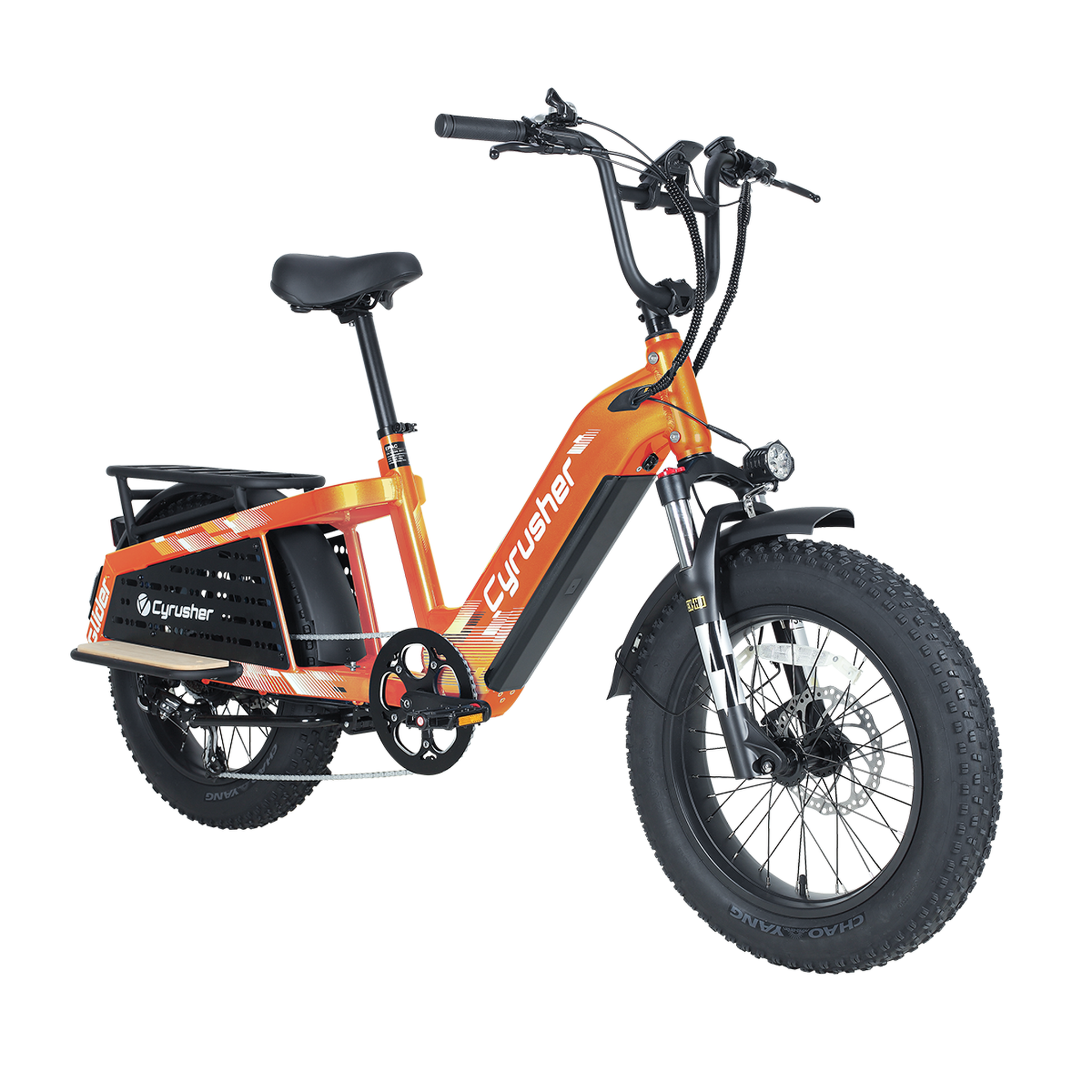 Voir la diapositive 2 : CYRUSHER Vélo cargo électrique Cyrusher Glider