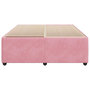 Voir la diapositive 4 : VIDAXL Cadre de lit sans matelas rose 140x190 cm velours