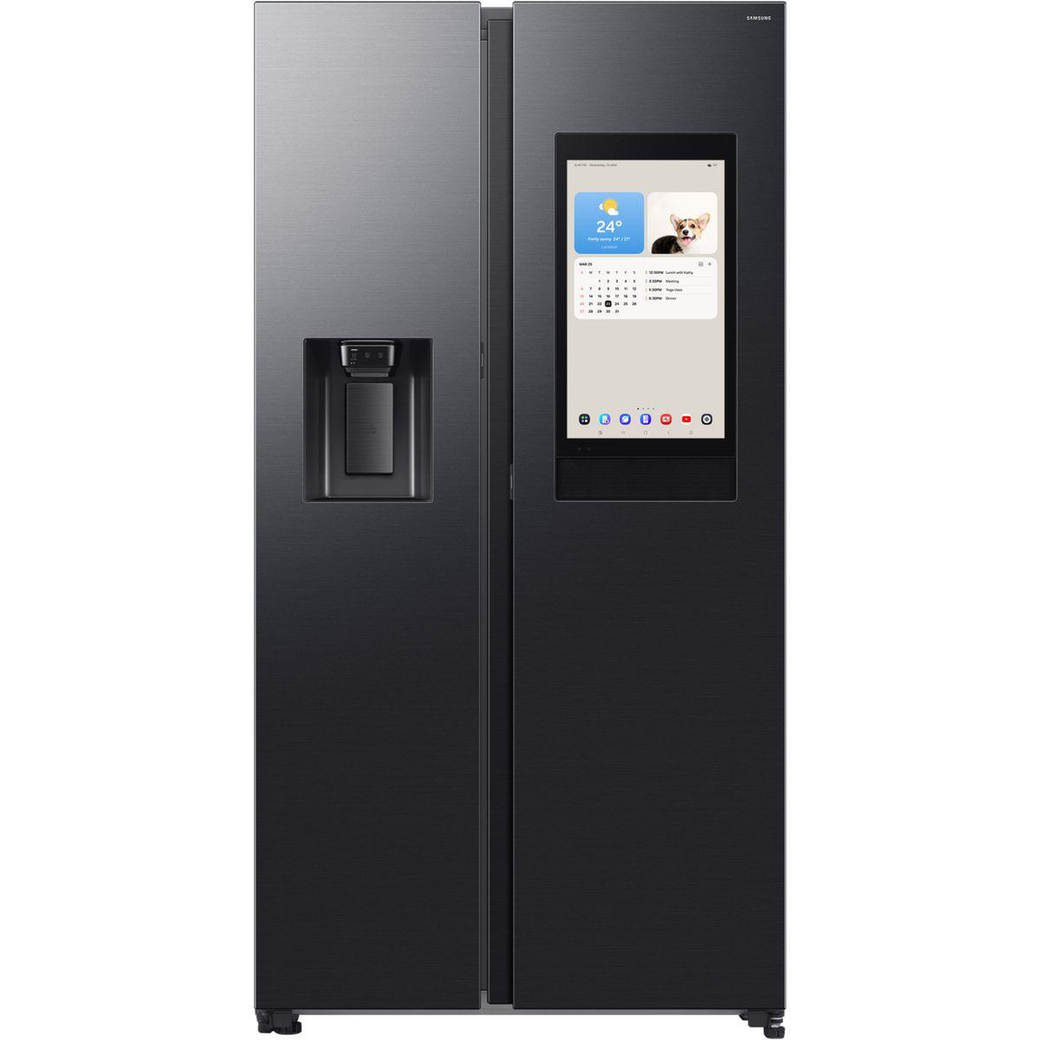 Samsung Réfrigérateur américain rs90f66befef bespoke ai family