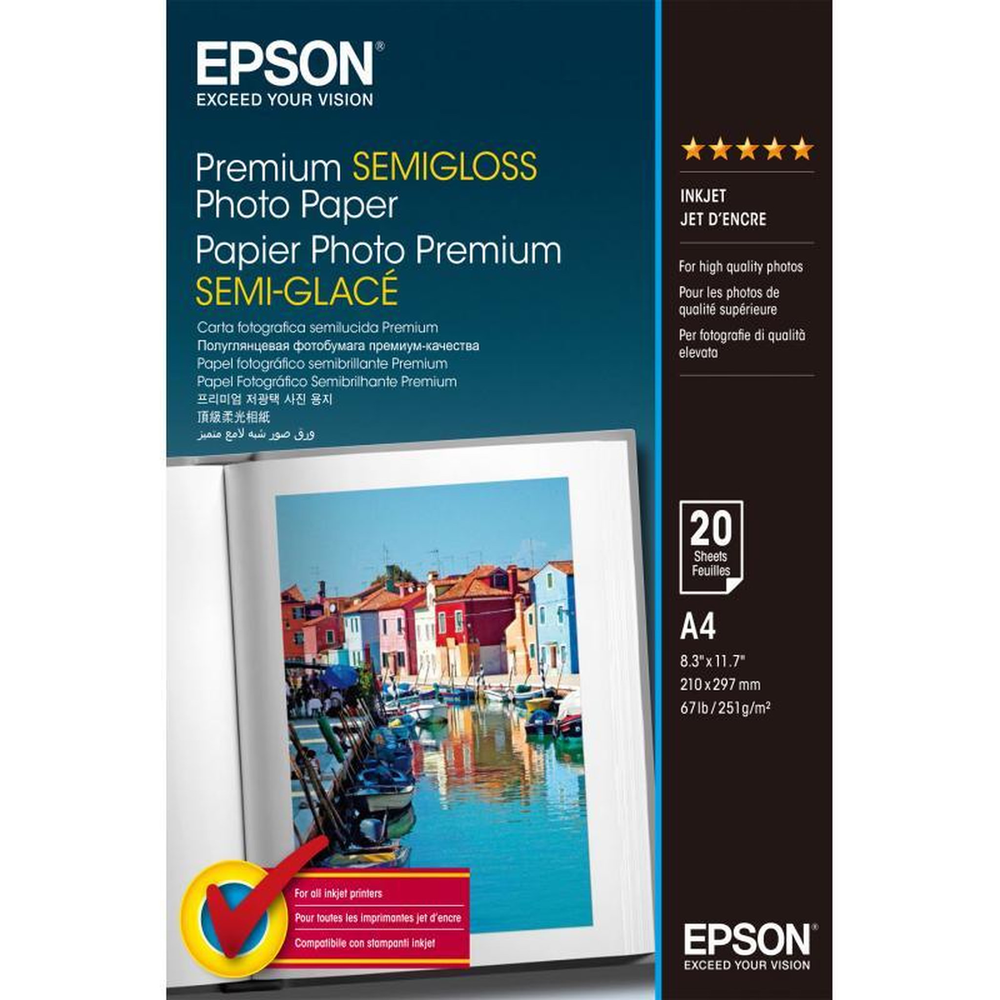 Voir la diapositive 2 : Epson Epson Foto Papier (C13S041332)