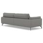 Voir la diapositive 5 : LISA DESIGN Carlos - canapé d'angle droit 4 places ultra moelleux en tissu texturé