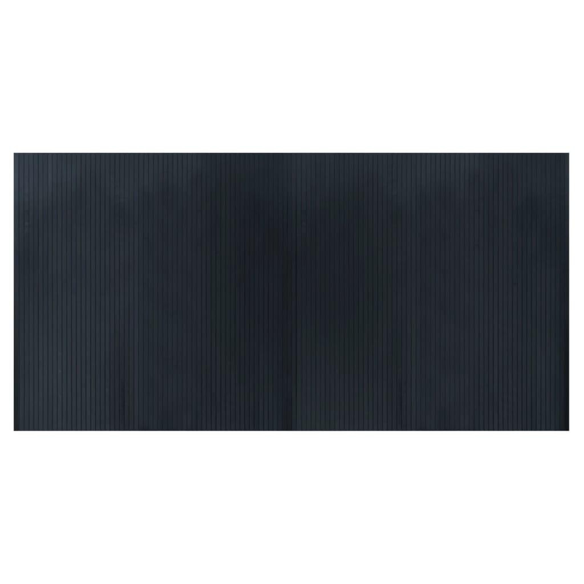 Voir la diapositive 2 : VIDAXL Tapis rectangulaire gris 100x200 cm bambou
