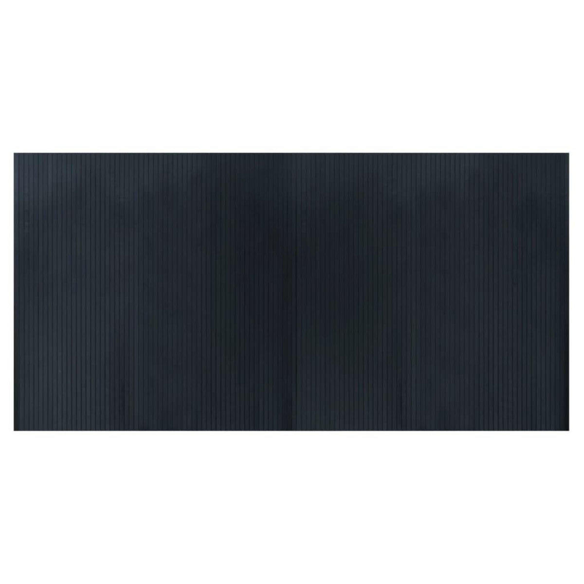 VIDAXL Tapis rectangulaire gris 100x200 cm bambou