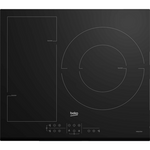 Beko Table de cuissson à induction 60cm 3 feux 7200w noir - hii63201fmtb