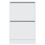 Voir la diapositive 5 : VIDAXL Armoire a chaussures blanc 60x34x96,5 cm bois d'ingenierie