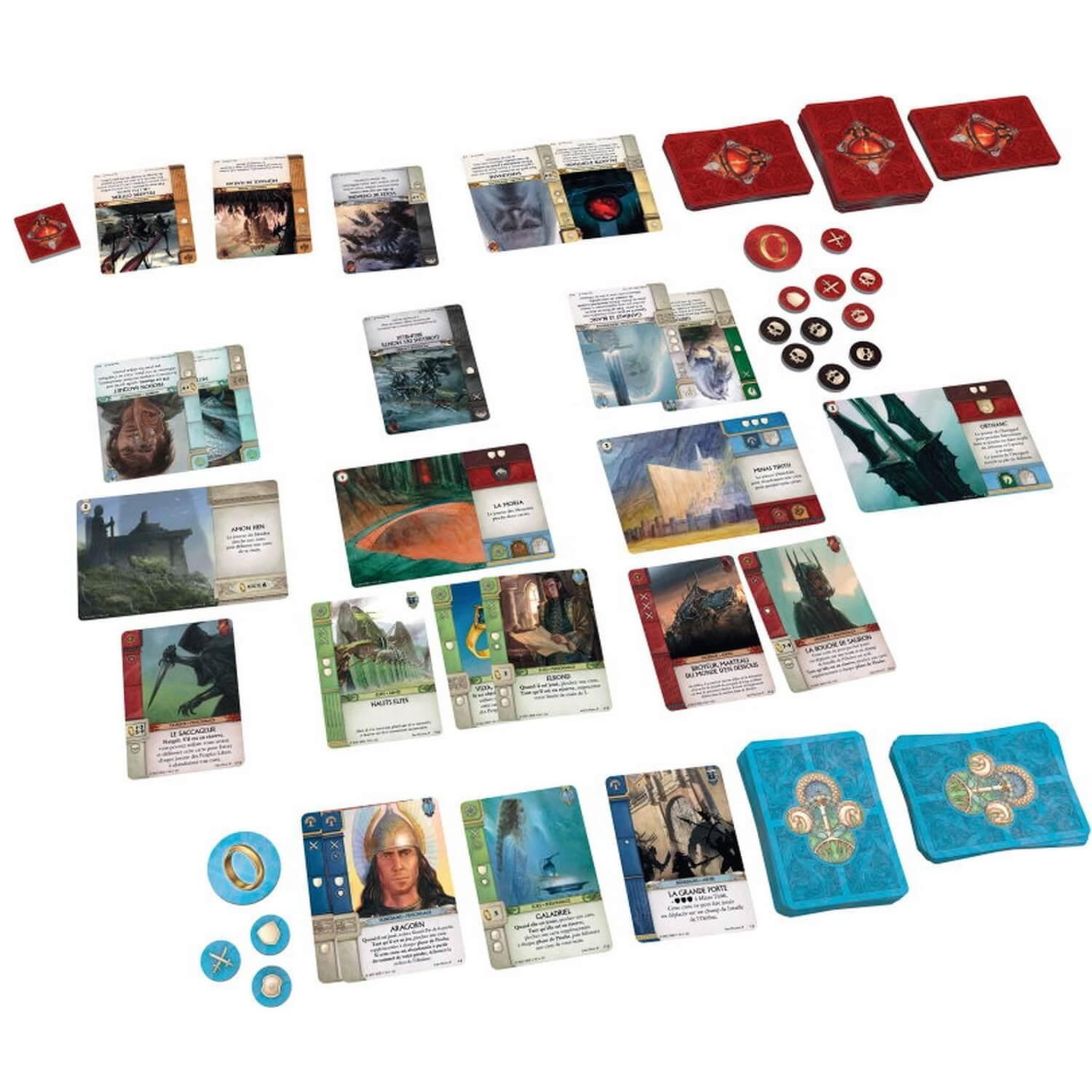 Voir la diapositive 2 : Blackrock Editions Le jeu de cartes : la guerre de l'anneau