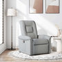 Voir la diapositive 1 : VIDAXL Fauteuil inclinable Gris clair Tissu