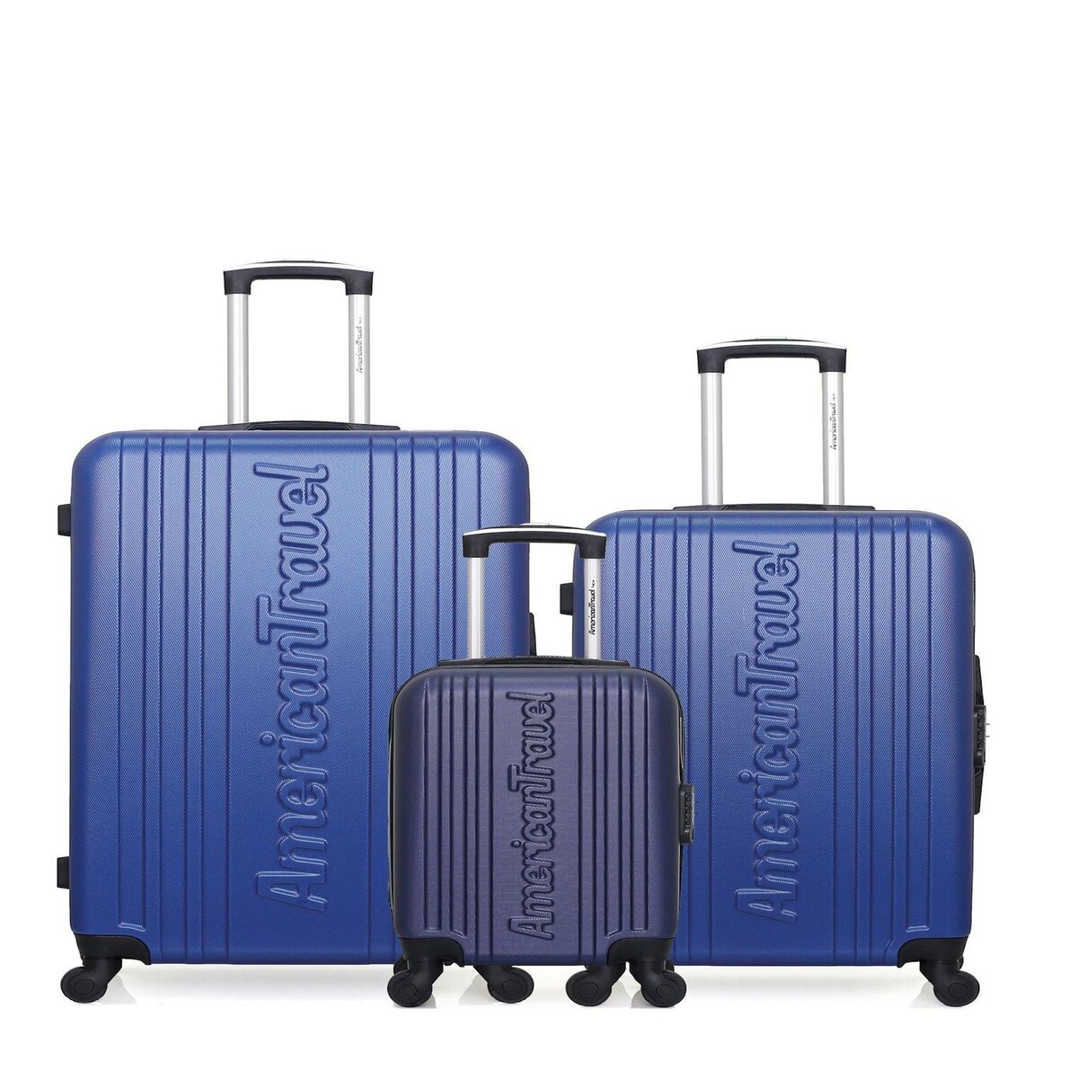 AMERICAN TRAVEL AMERICAN TRAVEL - LOT DE 3 - Valises grand format, weekend et cabine XXS SPRINGFIELD