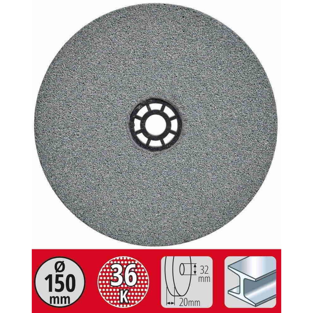 KWB Meule gros grain 150x12,7x20 mm G36