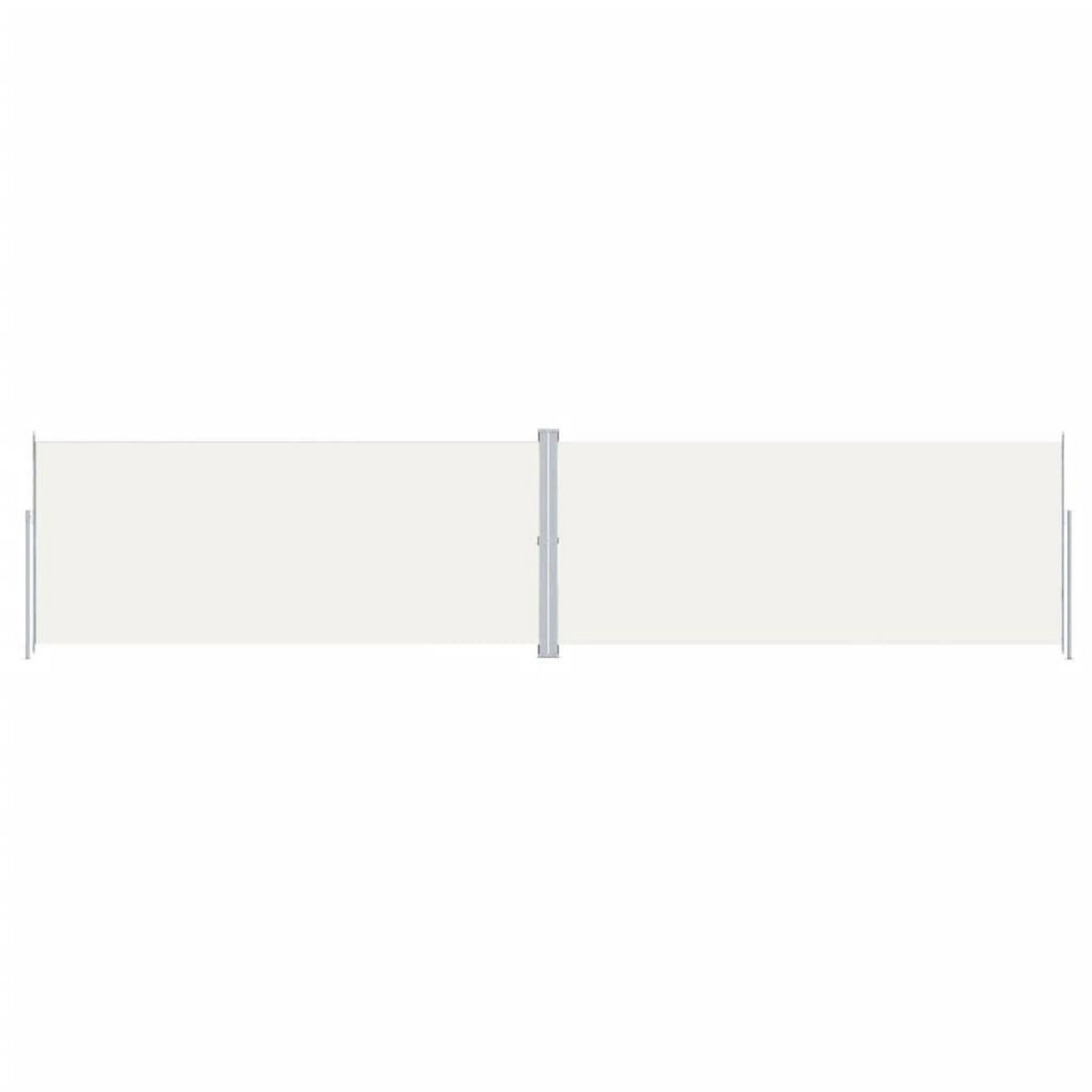 VIDAXL Auvent lateral retractable Creme 220x1000 cm