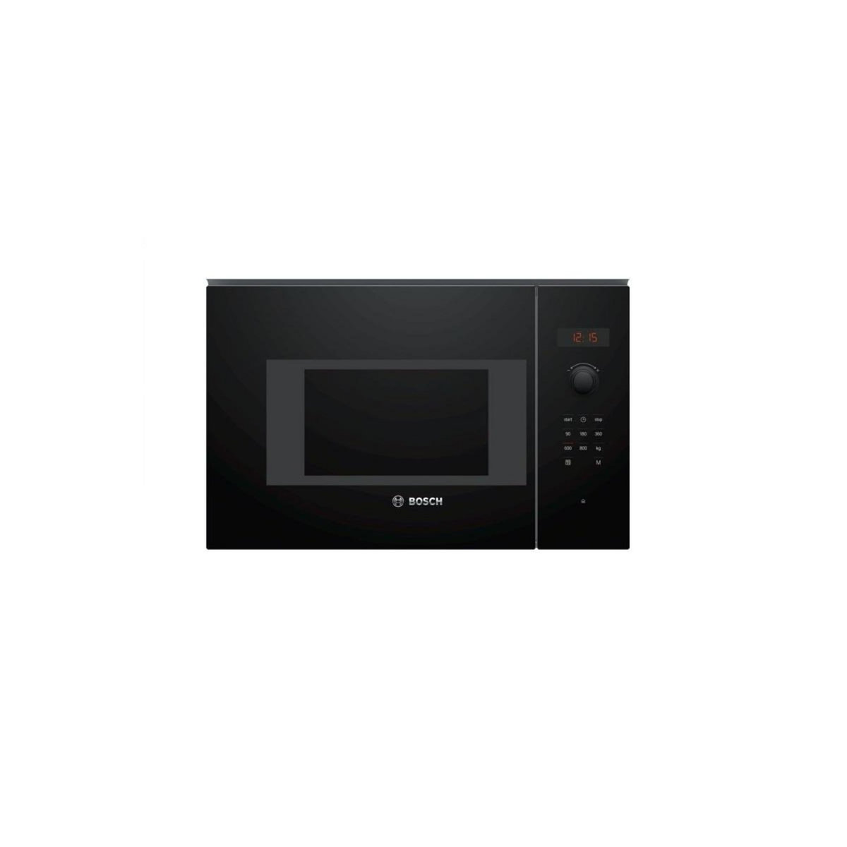 BOSCH Micro-ondes solo encastrable 20l 800w noir - BFL523MB1F