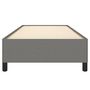 Voir la diapositive 5 : VIDAXL Cadre de lit sans matelas gris fonce 90x190 cm tissu