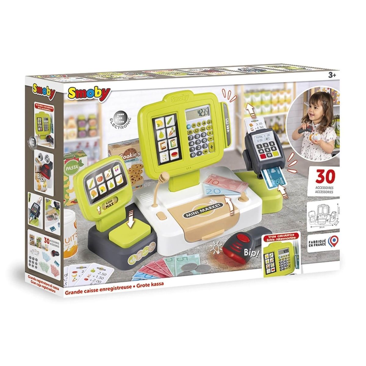 SMOBY Caisse enregistreuse Smoby multicolore