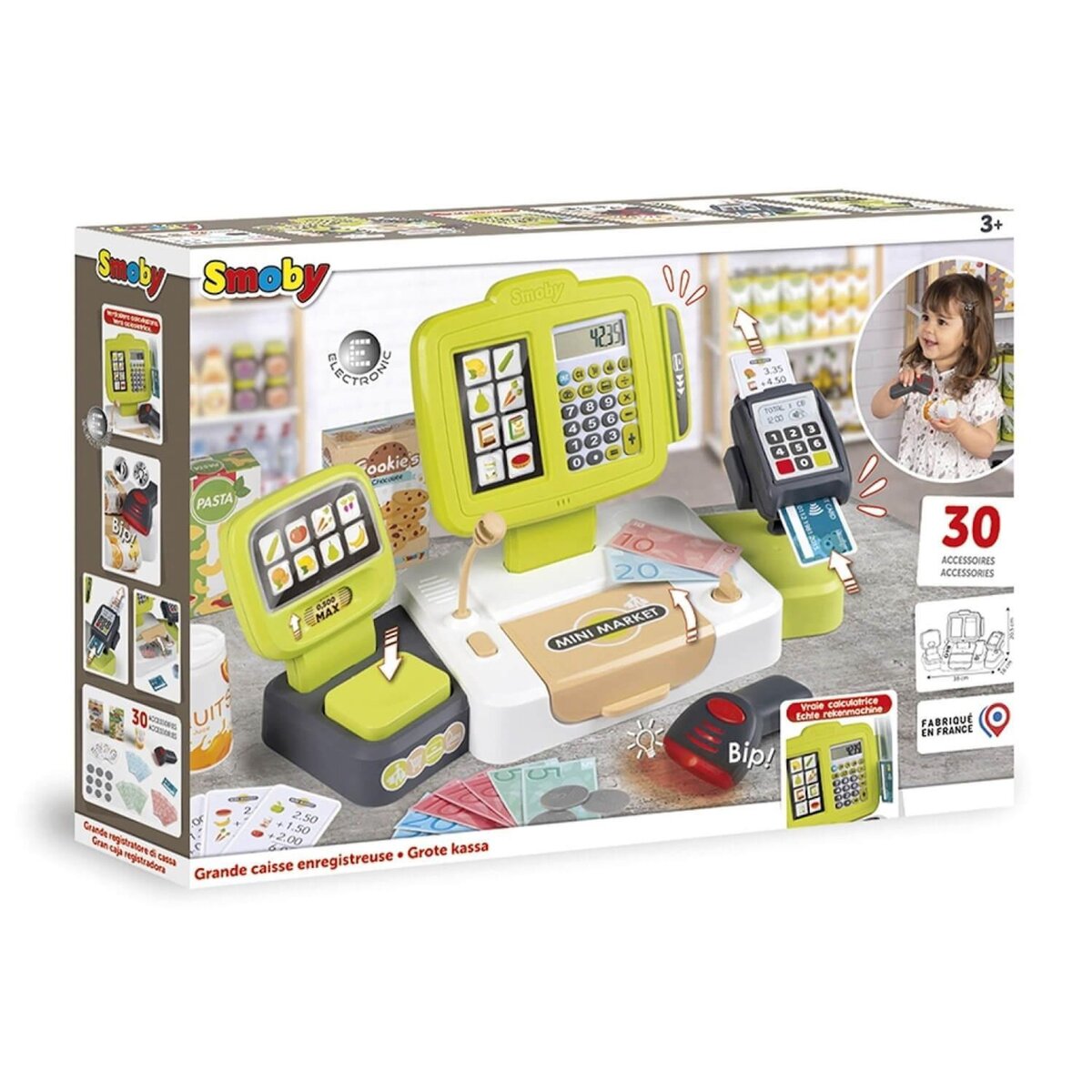 SMOBY Caisse enregistreuse Smoby multicolore