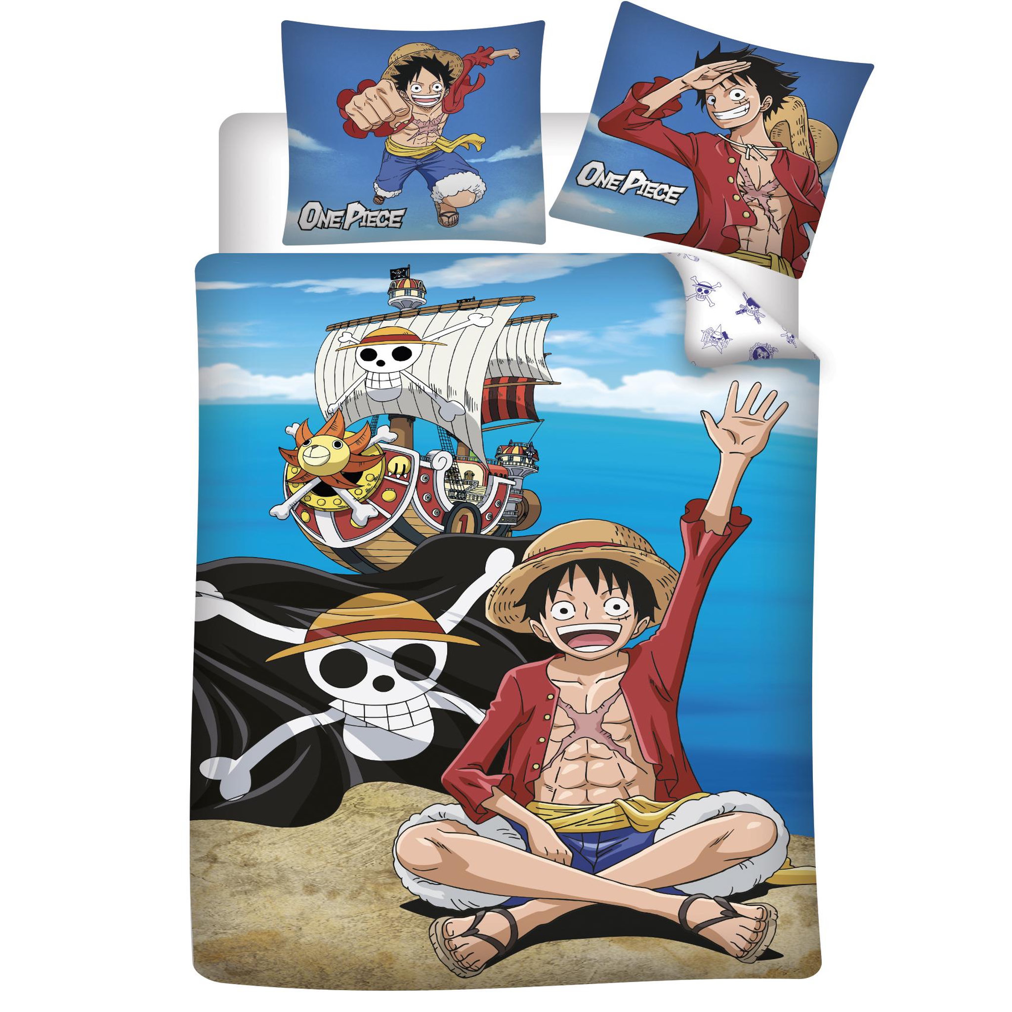one piece Parure housse de couette enfant en coton ONE PIECE