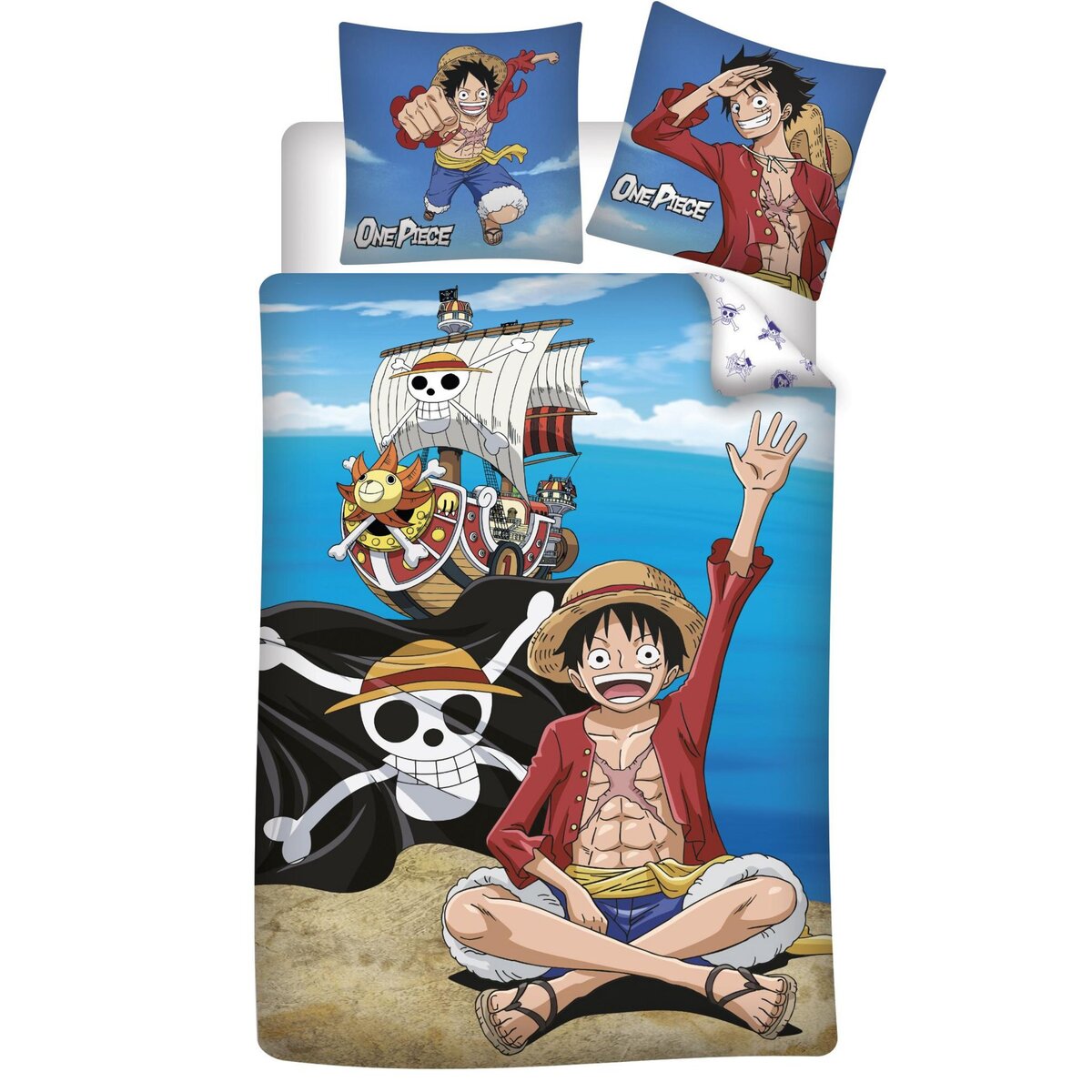 one piece Parure housse de couette enfant en coton ONE PIECE