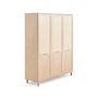 Voir la diapositive 4 : BEST MOBILIER Sliven - armoire - bois et cannage
