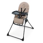 KINDERKRAFT Chaise haute evolutive bebe dossier inclinable et harnais. Coloris disponibles : Beige, Gris