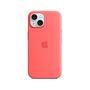 Voir la diapositive 2 : APPLE Coque iPhone 15 MagSafe silicone Goyave
