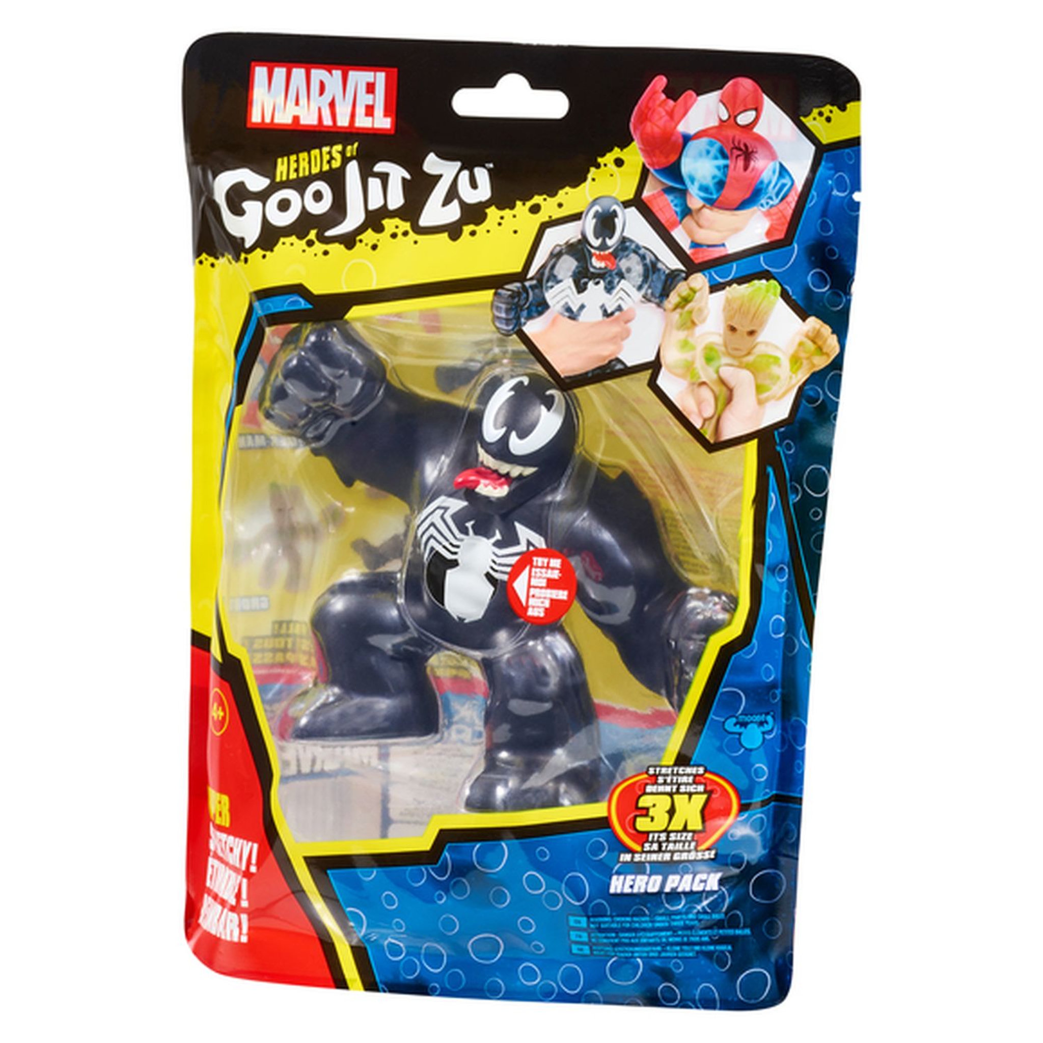 Voir la diapositive 2 : MOOSE TOYS Figurine 11 cm Venom - Goo Jit Zu -  Marvel