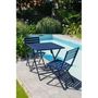 Voir la diapositive 6 : Paris Prix Lot de 2 Chaises de Jardin Pliantes  Marius  82cm Bleu Marine