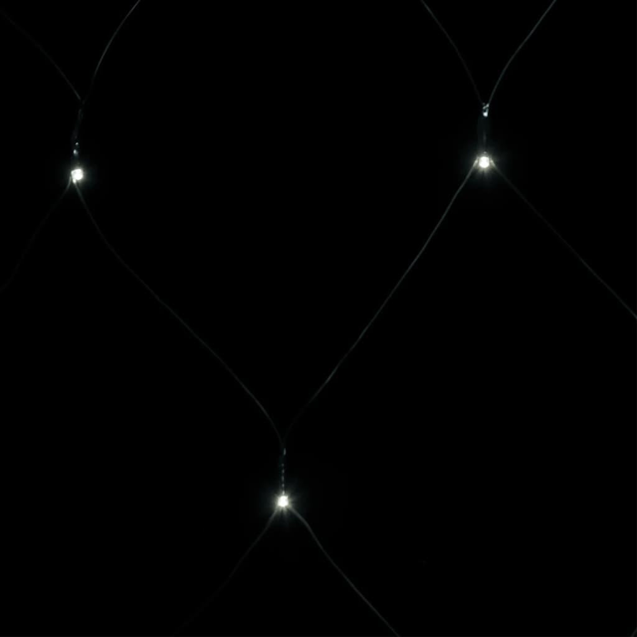 Voir la diapositive 5 : VIDAXL Filet lumineux blanc froid de Noël 3x3 m 306 LED Int/ext