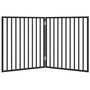 Voir la diapositive 4 : VIDAXL Barriere pour chien pliable 2 panneaux noir bois de peuplier